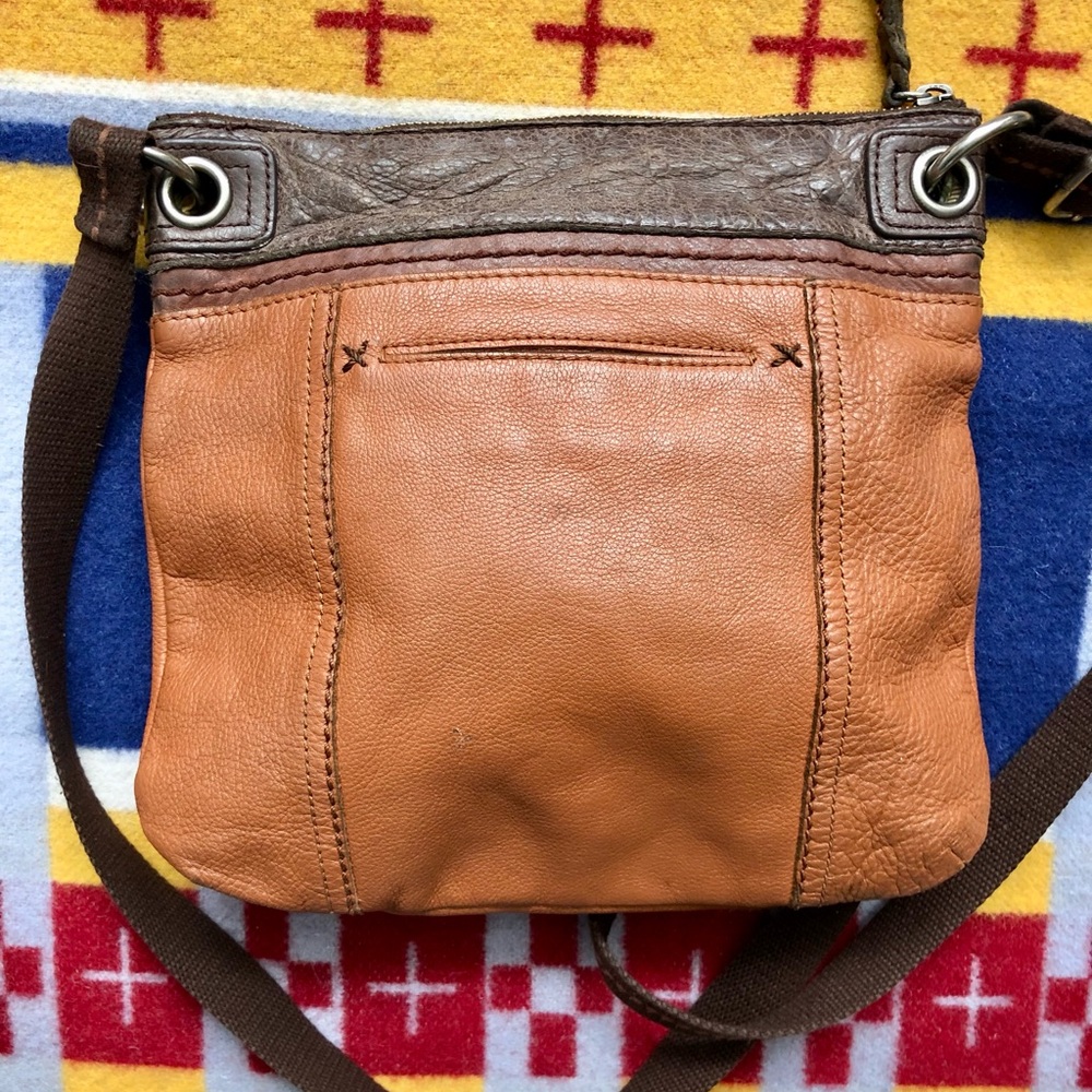 The Sak Genuine Leather Multi Color Crossbody Purse - Picture 3 of 16
